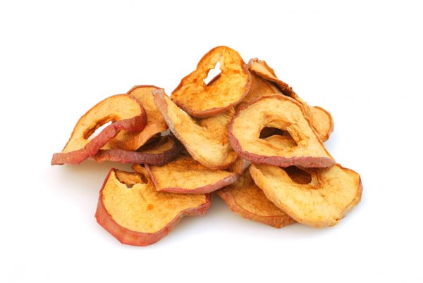 Dried apple slices